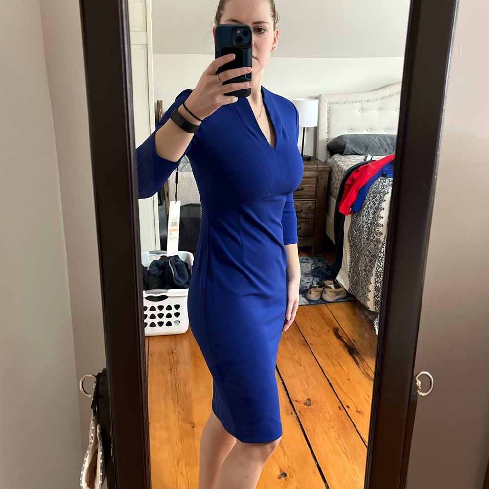 Calvin Klein Blue Dress, Size 2